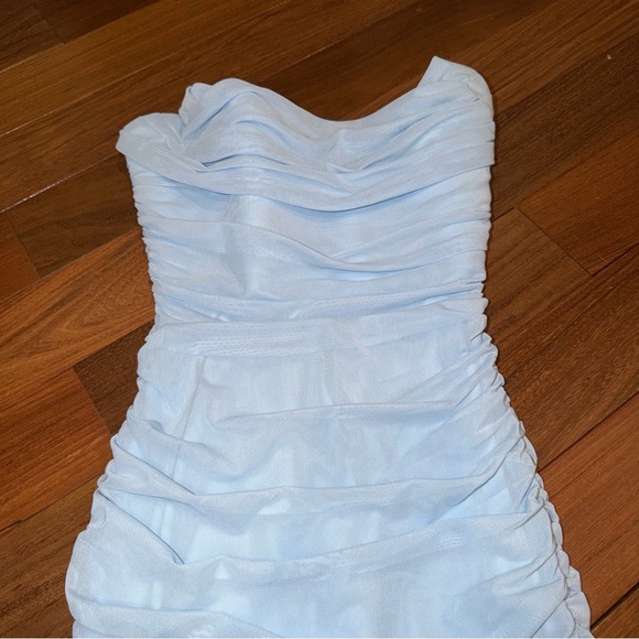 Babyboo Fashion Demi Maxi Dress - Baby Blue Size XS - Picture 4 of 8